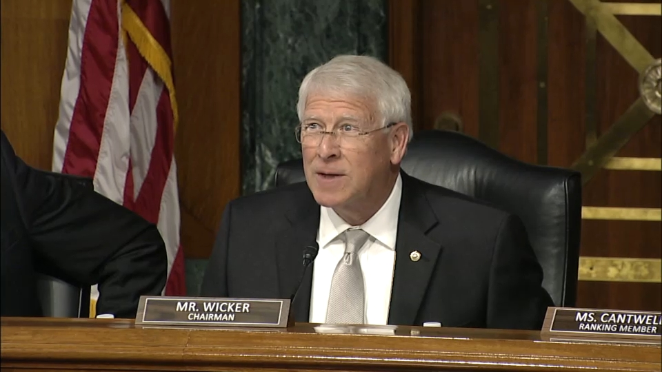Wicker Convenes First Committee Meeting of the 116th Congress