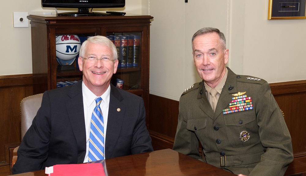 Wicker Meets With JCS Chairman Nominee, Gen. Dunford