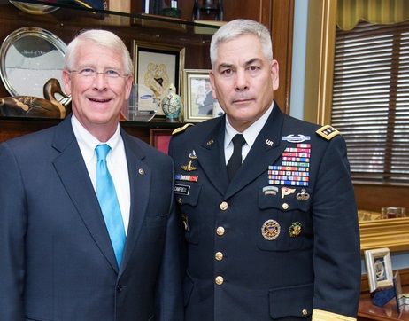 Wicker Meets With Army Gen. John Campbell