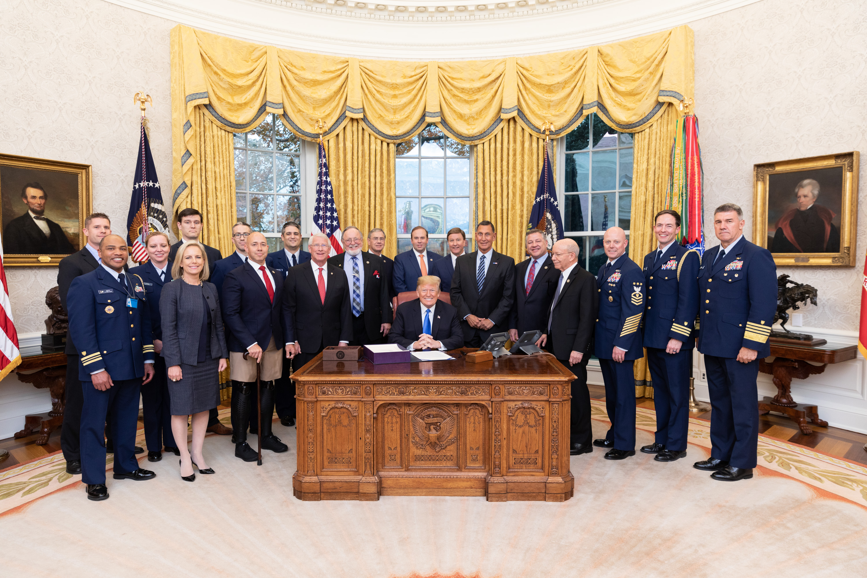 Wicker Joins President Trump for Coast Guard Bill Signing Ceremony