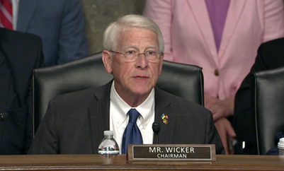 Chairman Wicker Leads SASC Hearing on the FY26 Defense Budget with Senior Pentagon Leadership