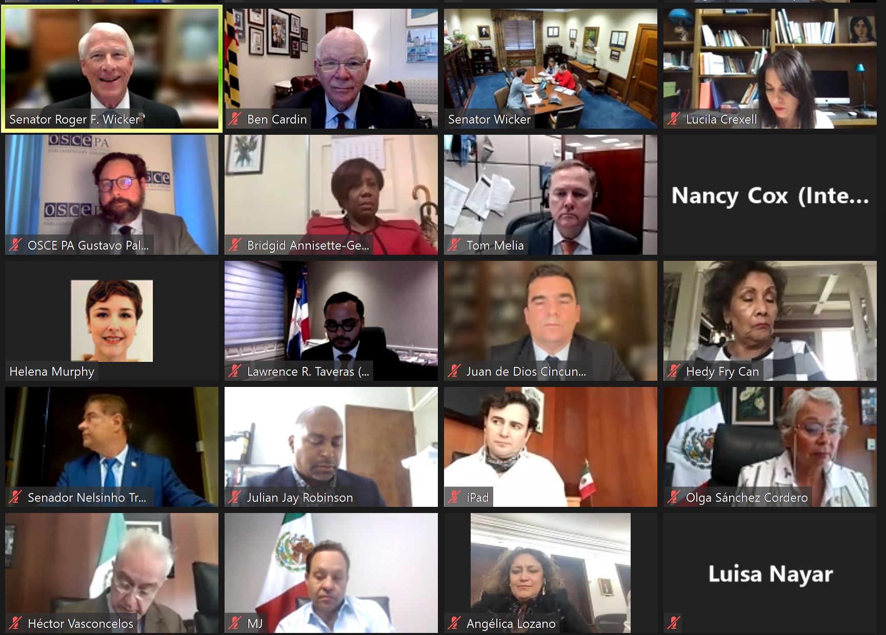 Wicker, Colleagues Introduce Measure to Uphold Inter-American Democratic Charter