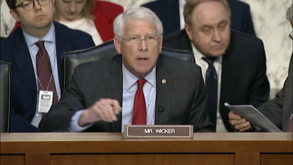 Wicker Votes for Strengthening America’s Security in the Middle East