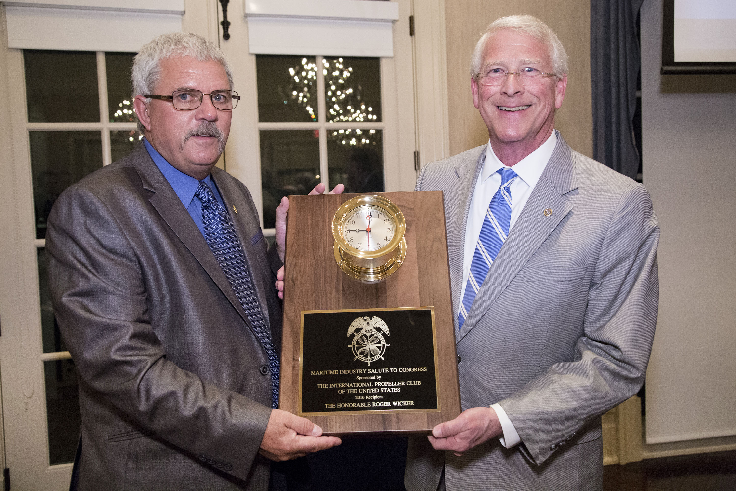 Wicker Honored With Prestigious Maritime Award