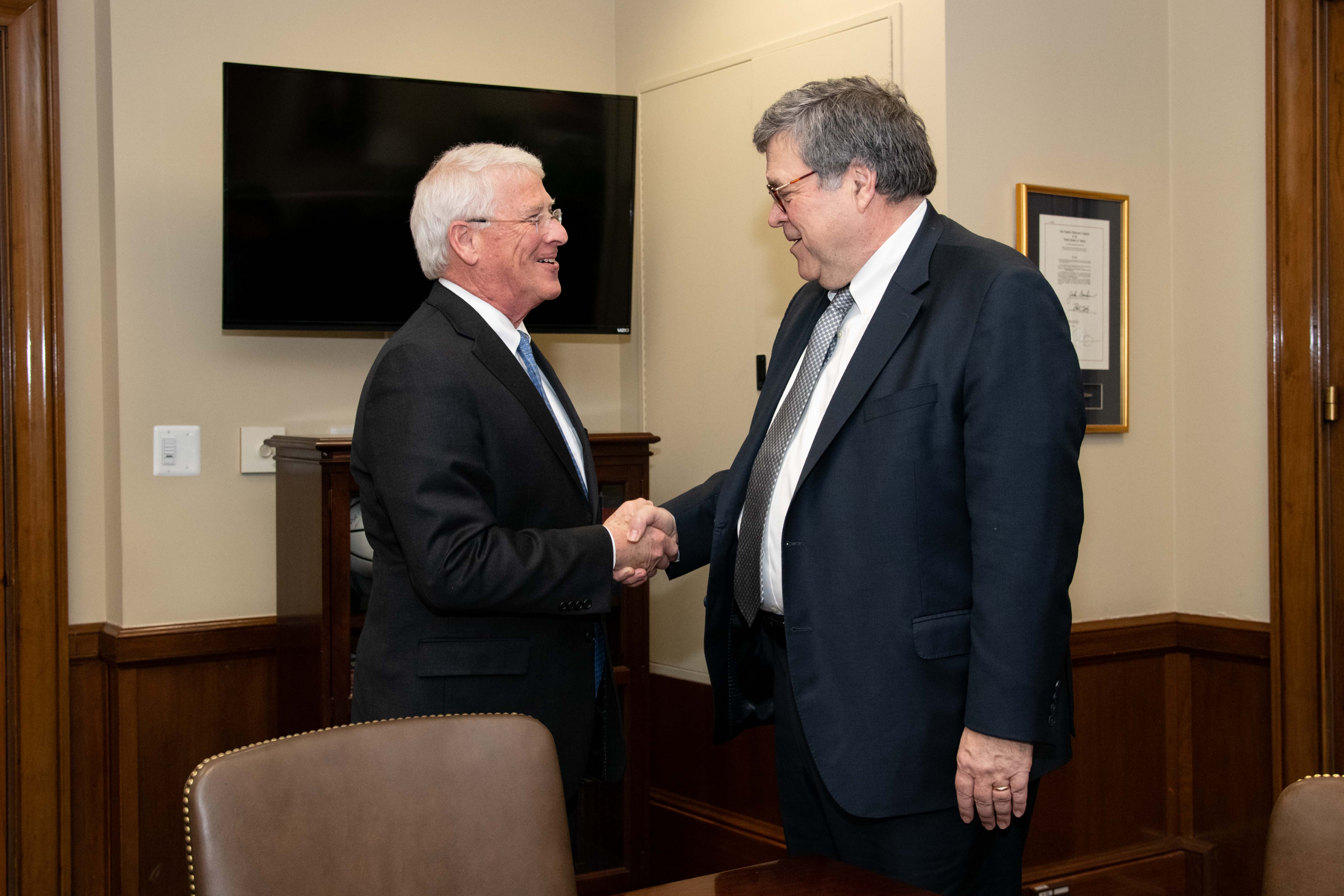 Wicker Meets With Attorney General Nominee William Barr
