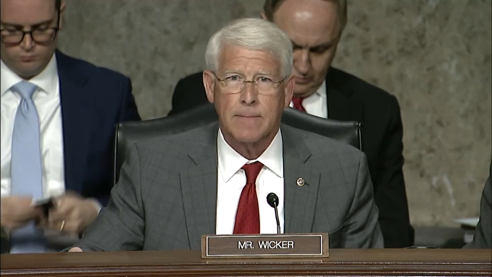 Wicker Asks Military Nominee About NATO Priorities