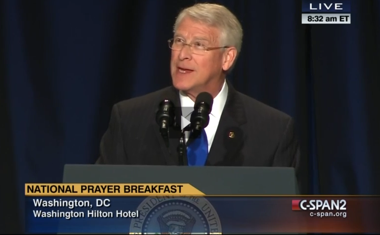 Wicker Addresses National Prayer Breakfast