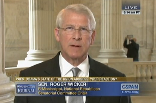 Wicker Discusses Obama’s “State of the Union” on CSPAN’s Washington Journal