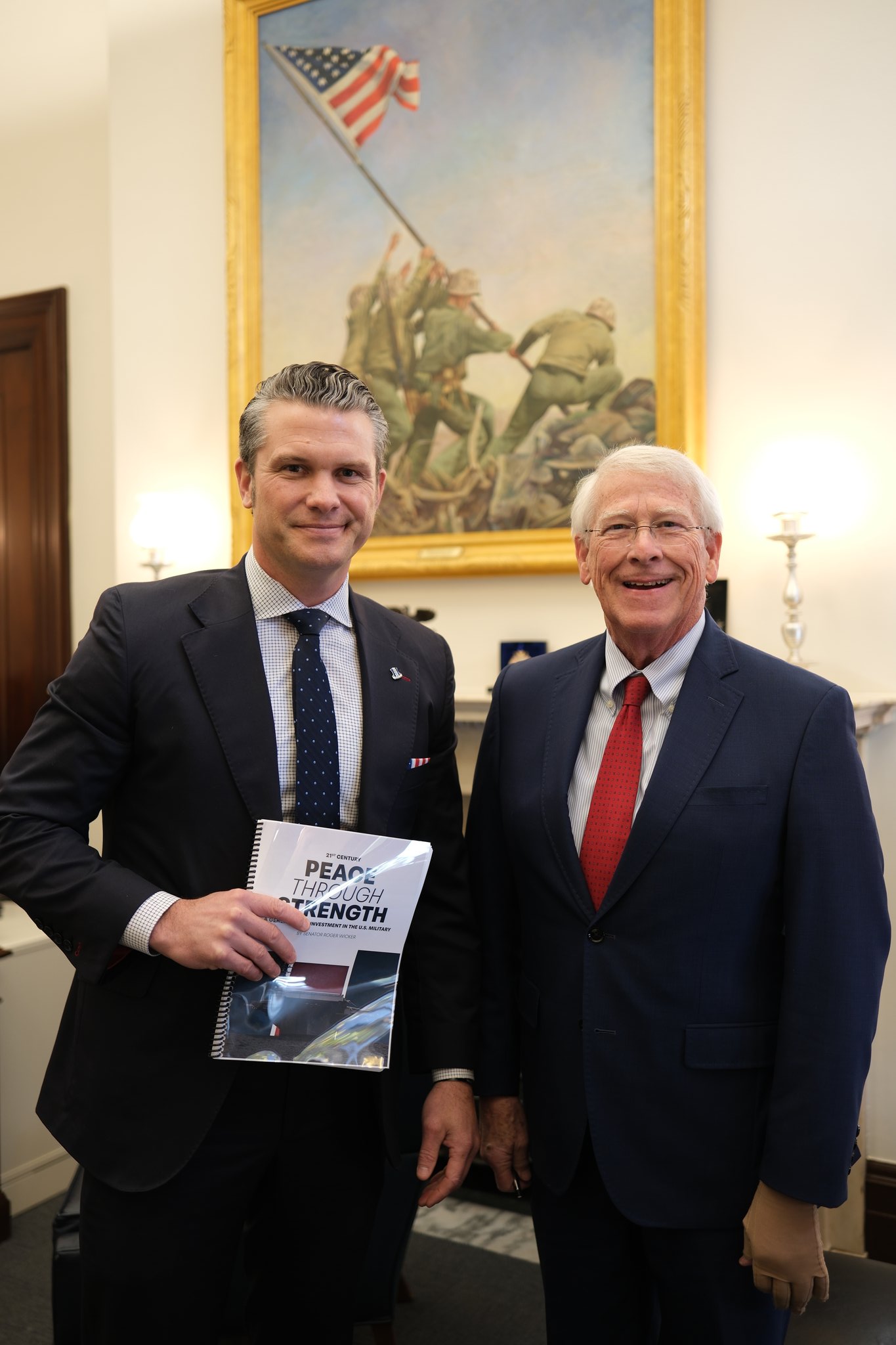 Senator Wicker Meets with SECDEF Nominee Pete Hegseth, Discusses Trump Administration National Defense Goals