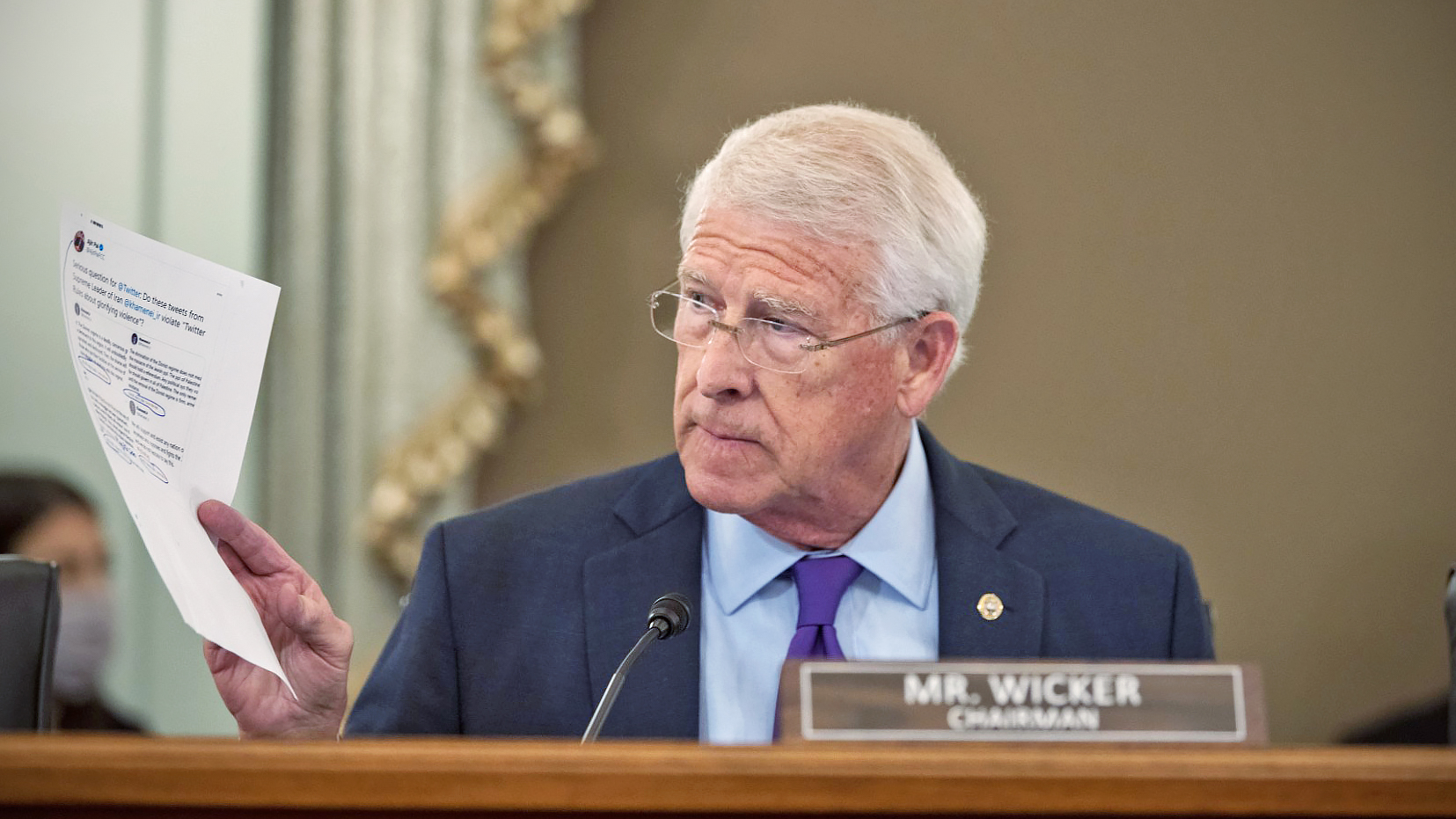 Wicker Convenes Tech CEOs to Discuss Online Censorship