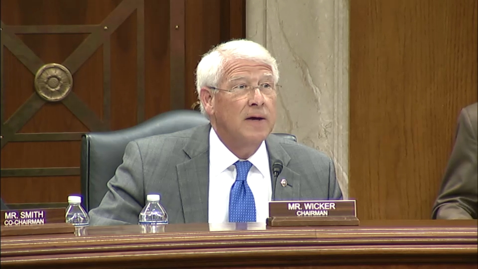 Wicker Chairs Hearing on Russian Occupation of the Republic of Georgia