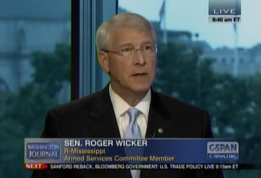 Wicker Interview on C-SPAN’s ‘Washington Journal’