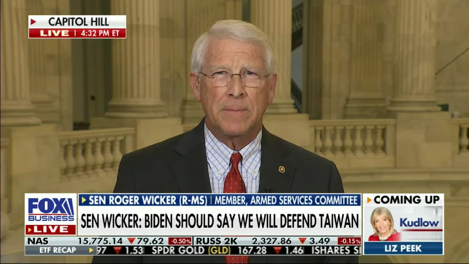 ICYMI: Wicker Joins Kudlow to Discuss Taiwan’s Security, Need For Key National Defense Investments