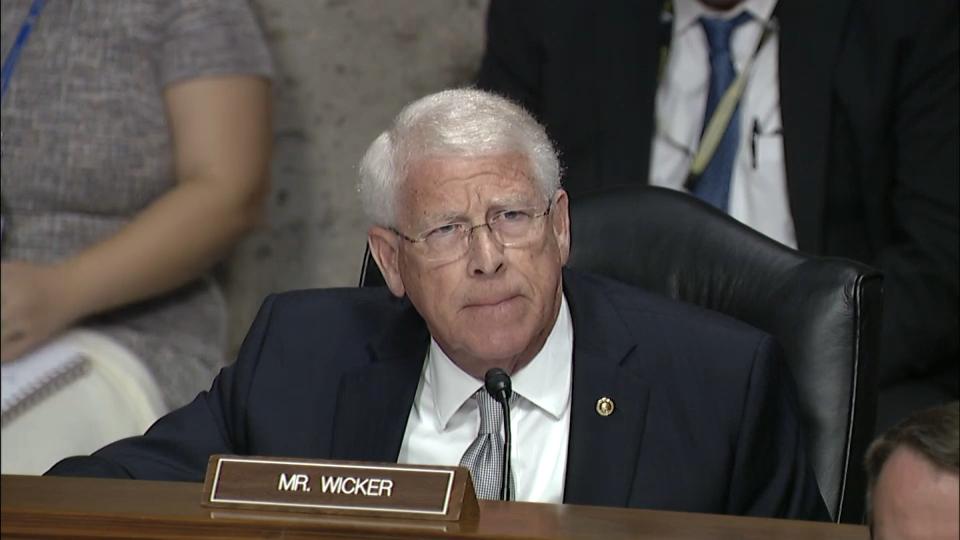 Wicker Questions Military Leaders on Afghanistan Withdrawal
